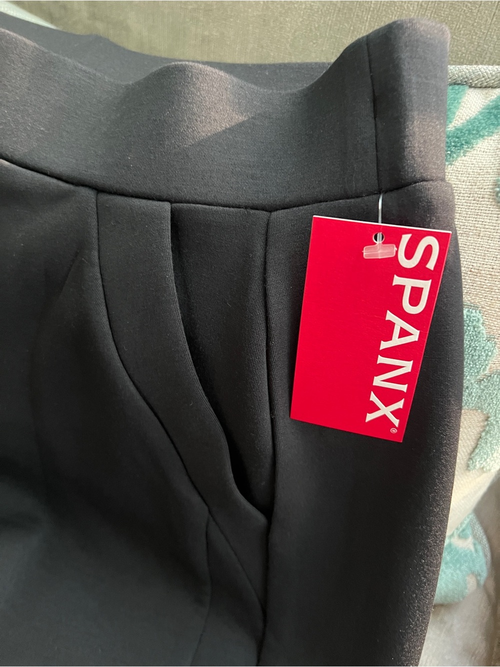 NWT SPANX AirEssentials Wide Leg Track Pant | Medium, Regular 32” Inseam | Black - Picture 7 of 11